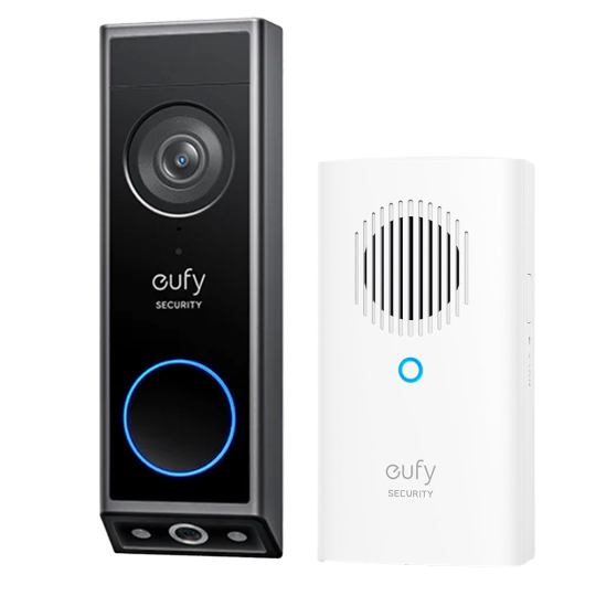 Kit de Timbre Wifi doble cámara Eufy by Anker  EUFY-DOORBELL-E340-KIT