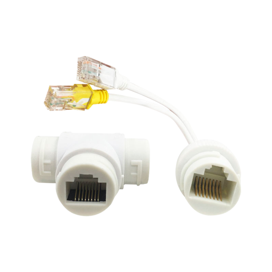 Combinador y separador PoE RJ45  SF-POE-DUAL-SINGLE-RJ45