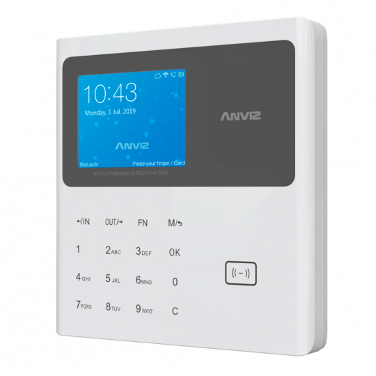 Terminal de control de presencia Anviz W1C-PRO