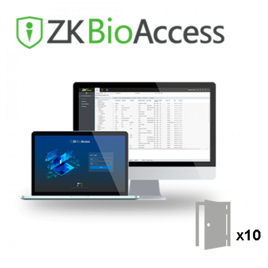 Licencia software de control de acceso ZK-BIOACCESS-10D