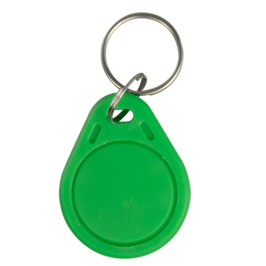 Llavero TAG de proximidad numerado RFID-TAG-GREEN