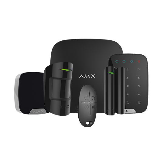 Kit de alarma profesional Ajax con Ethernet y GPRS + sirena exterior