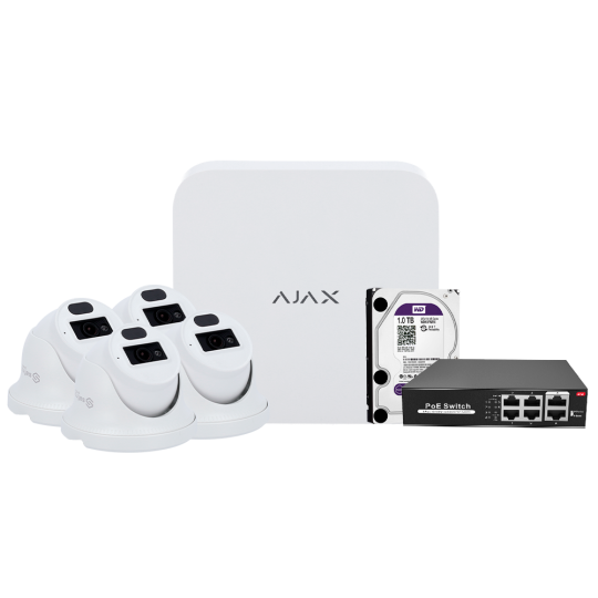 Kit de videovigilancia Ajax AJ-NVRKIT108T-2