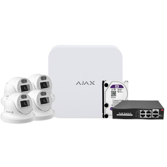 Kit de videovigilancia Ajax AJ-NVRKIT108T-4