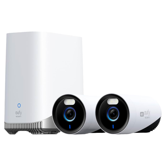 Kit 2 Cámaras + 1 HomeBase 3 Eufy by Anker EUFY-EUFYCAM-E330-KIT2