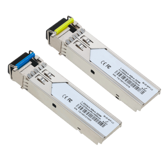 Pareja de módulos transceptores SFP  SFP-TR1513EX-40SMF-LC