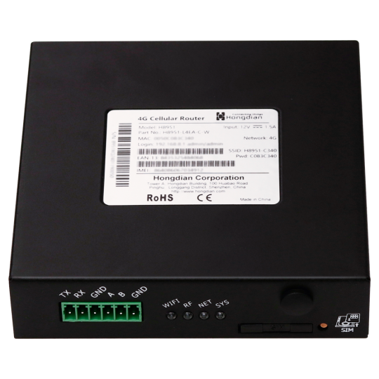 Hongdian Router Industrial 4G HG-H8951-L4EA-S-WG