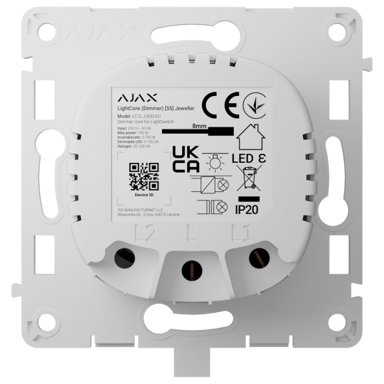 Relé interruptor de luz inteligente regulable AJ-LIGHTCORE-DIMMER