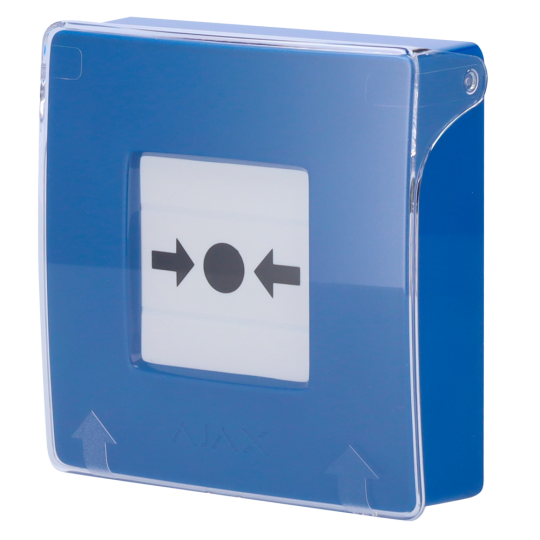 Botón manual de alarma de incendio azul AJ-MANUALCALLPOINT-BLUE