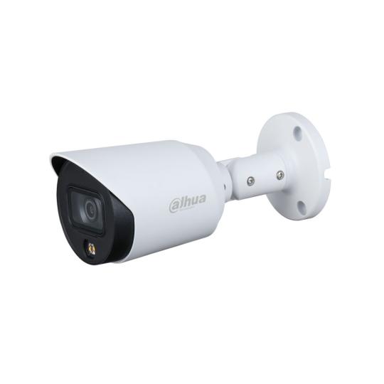 Cámara bullet Dahua 4 en 1 Full-Color con Smart Light de 20 m para exterior HAC-HFW1239TP-LED-0280B-S2