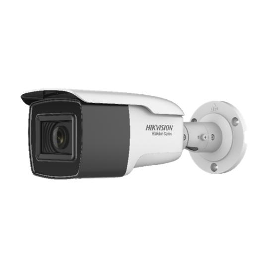 Cámara bullet 4 en 1 Serie HiWatchT de HIKVISION® con iluminación Smart IR de 80 m para exterior HWT-B381-Z