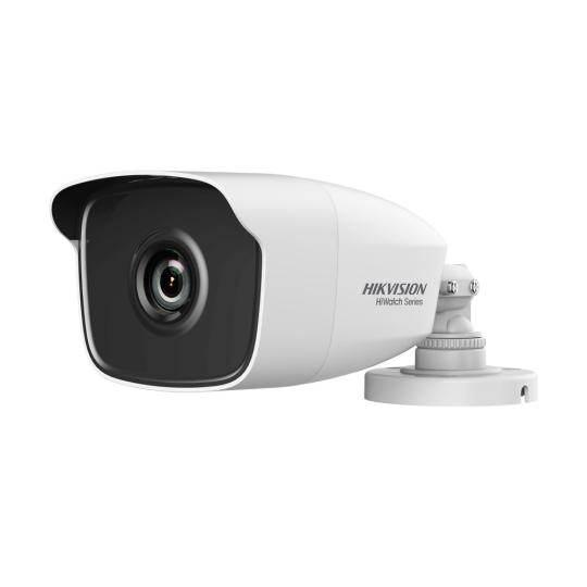 Cámara bullet 4 en 1 Serie HiWatchT de HIKVISION® con iluminación Smart IR de 40 m para exterior HWT-B220-M