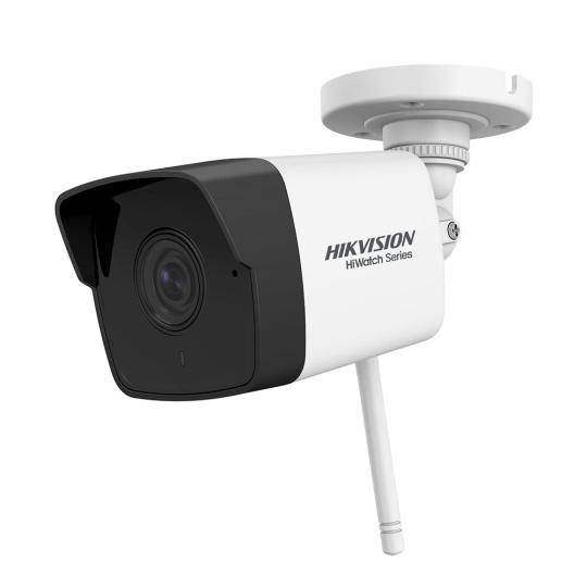 Cámara bullet WiFi IP Serie HiWatchT de HIKVISION® con Smart IR de 30m para exterior HWI-B120H-D/W(D)(2.8mm)