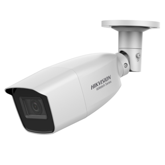 Cámara bullet 4 en 1 Serie HiWatchT de HIKVISION® con iluminación Smart IR de 70 m para exterior HWT-B323-Z(B)