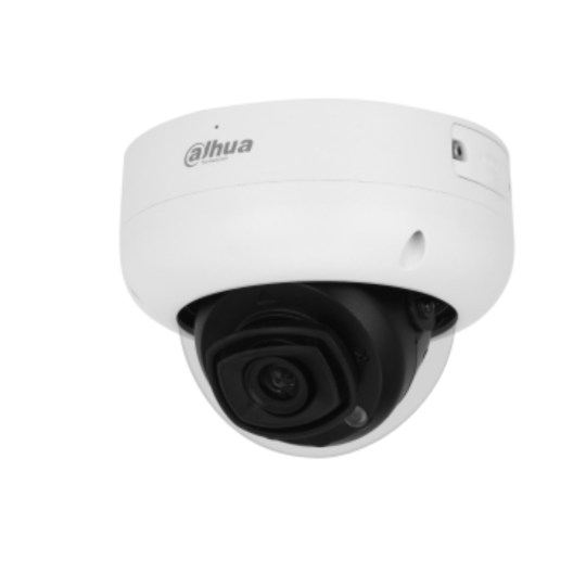 Domo fijo IP AI Series con Smart IR de 50 m, antivandálico para exterior IPC-HDBW5241RP-ASE-0280B-S3