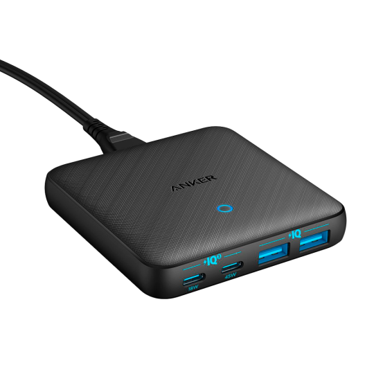 Cargador de escritorio ANK-DCHARGER-65W2A2C-B