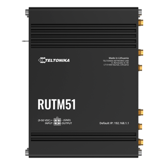 Teltonika Router Industrial 5G TK-RUTM51