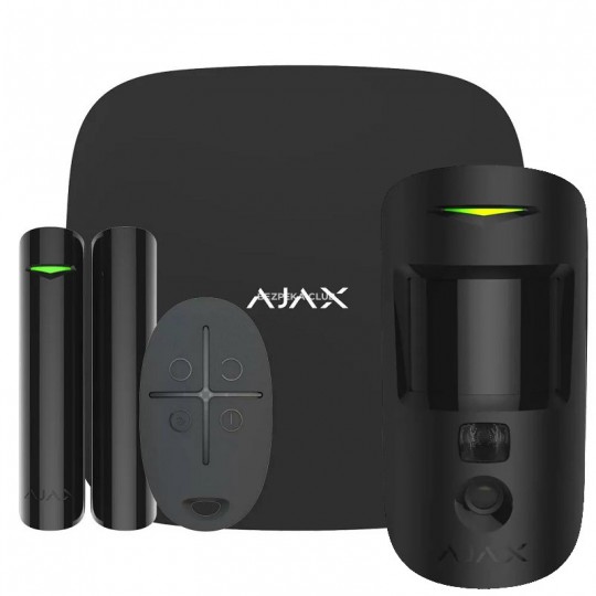 AJAX KIT RESIDENCIAL EXT B- Panel de alarma Color NEGRO aplicación para  smartphone – Proveedor de Sistemas