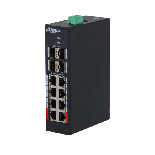 Switch Industrial Gestionable (L2) Dahua HS4412-8ET-96