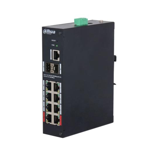 Switch Industrial Gestionable (L2) Dahua HS4210-8GT-110