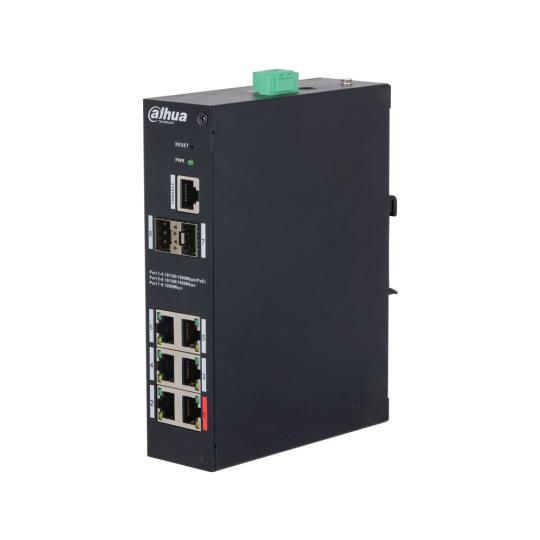 Switch Industrial Gestionable (L2) Dahua HS4208-4GT-90