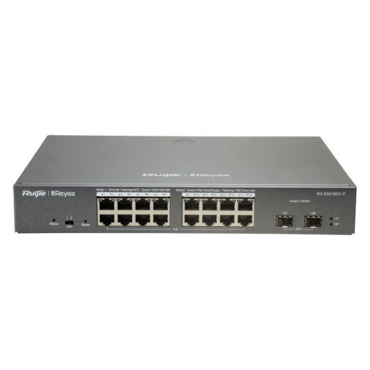 Reyee Switch PoE Cloud Gestionable  RG-ES218GC-P