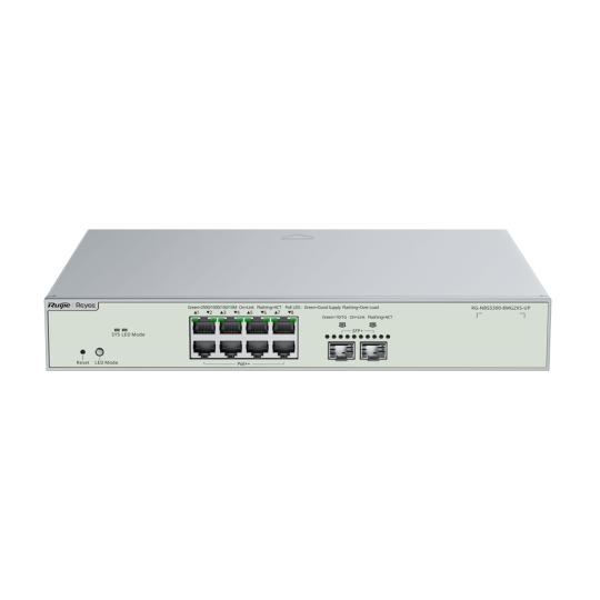 Reyee Switch Cloud Gestionable L3  RG-NBS5300-8MG2XS-UP