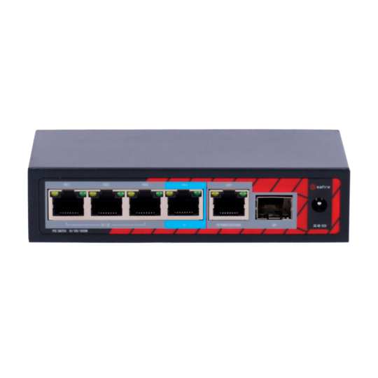 Safire Indoor POE extender Switch  SF-POE-EXT0604-GF-60