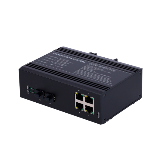 Switch PoE Marca Blanca  SW0604HIPOE-MGF-120-DIN