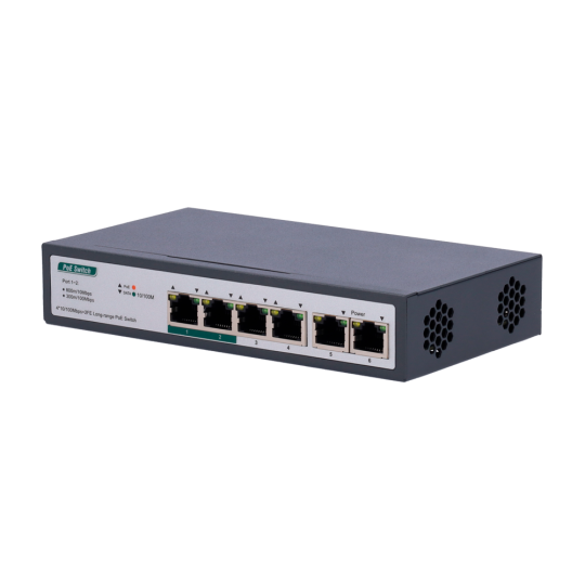 Switch PoE  SW0604POE-800M-60W