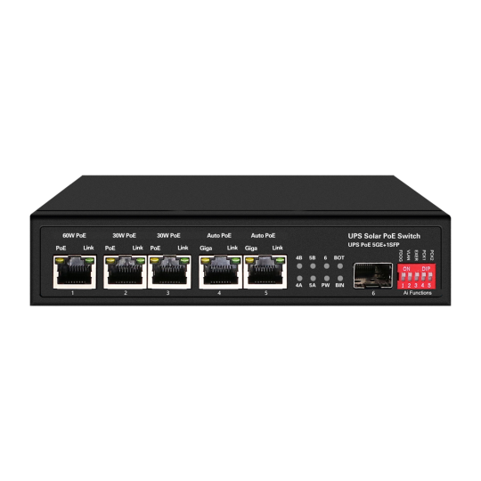 Switch PoE  SW0605HIPOE-GF-DC-65