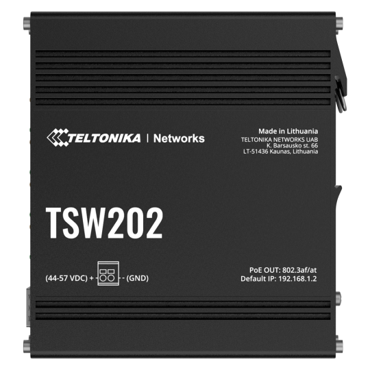 Teltonika Switch PoE Gestionable Industrial  TK-TSW202
