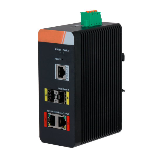 Switch PoE X XS-SWI0402HIPOE-MGF-120-DIN