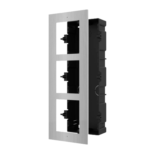 Panel frontal y caja de registro encastrada  DS-KD-ACF3/S